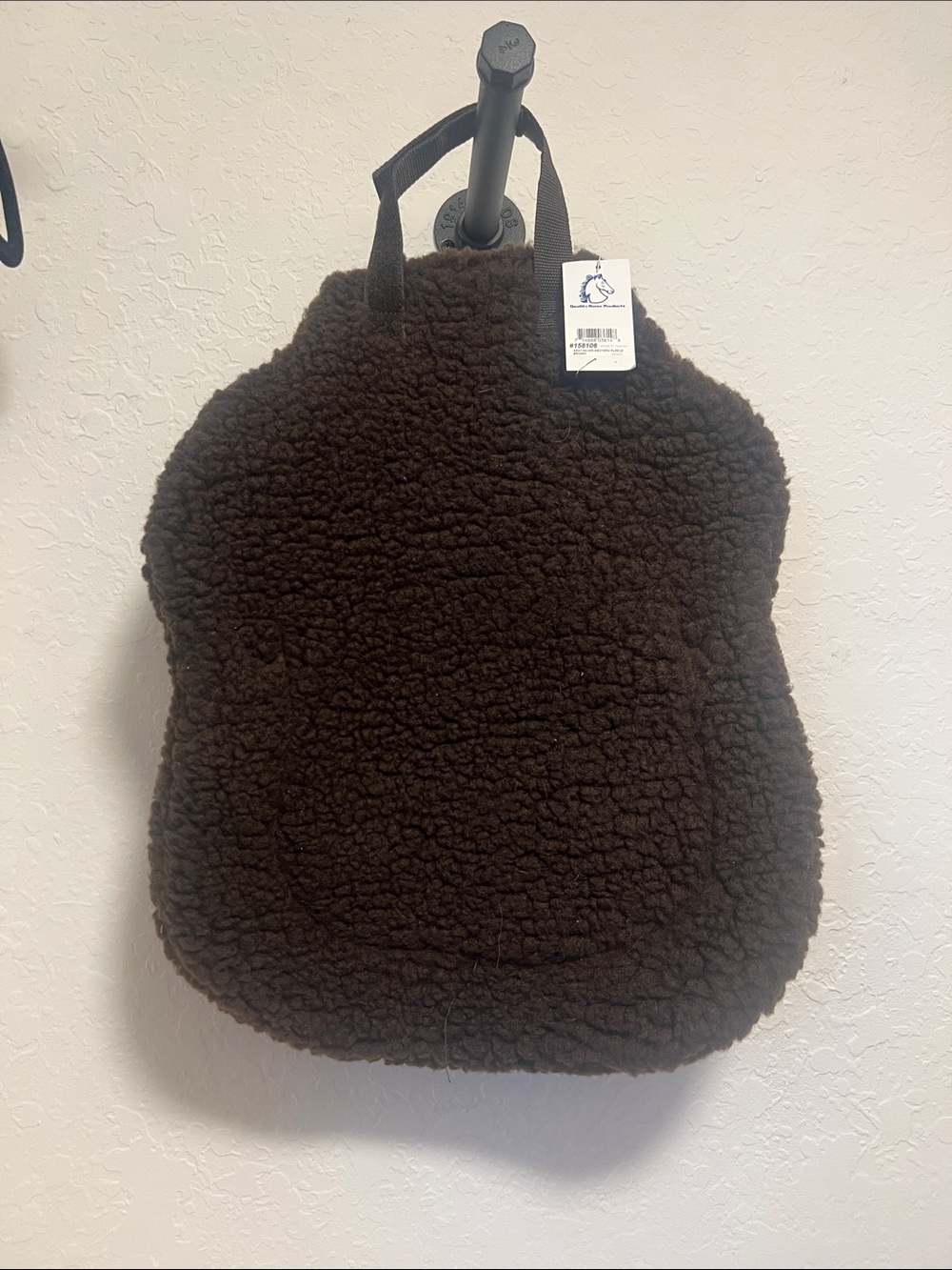 Quality Horse Products Brown Fleece Western Saddle Seat Saver – NWT